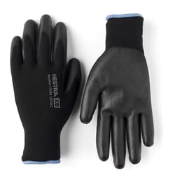 Hestra Job Unisex Indoor/Outdoor Beryllium Dipped Gloves Black S 1 pair