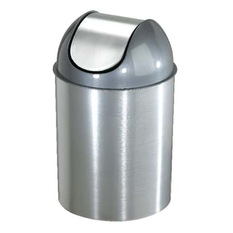 Mezzo Trash Can - Small, Rust Proof Wastebasket