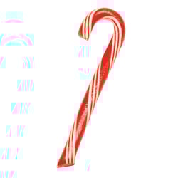 Hammond's Candies Peppermint Filled w/Chocolate Cream Candy Cane 2 oz
