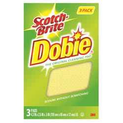 Scotch-Brite Medium Duty Cleaning Pad For All Purpose 4.3 in. L 3 pk