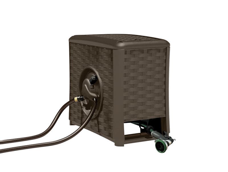 UPC 044365019598 product image for Suncast Aquawinder 125 ft. Water Powered Automatic Winding Brown Hose Reel | upcitemdb.com