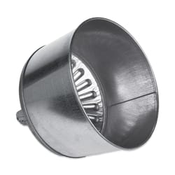 Funnel King Metallic 11.875 in. H Galvanized Steel 8 qt Funnel