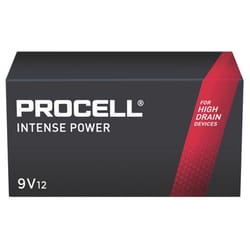 Procell Intense Alkaline 9-Volt 9 V 0.628 mAh Primary Battery PX1604 12 pk