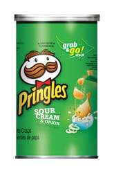 Pringles Sour Cream & Onion Chips 5.57 oz Can