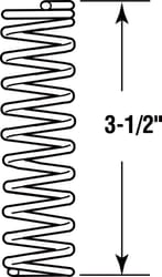 Prime-Line 3-1/2 in. L X 1 in. D Compression Spring 2 pk
