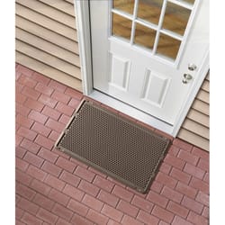 WeatherTech Outdoor Mats 24 in to W X 39 in to L Brown Thermoplastic Door Mat