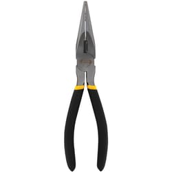 Stanley 8 in. Steel Fixed Joint Long Nose Pliers