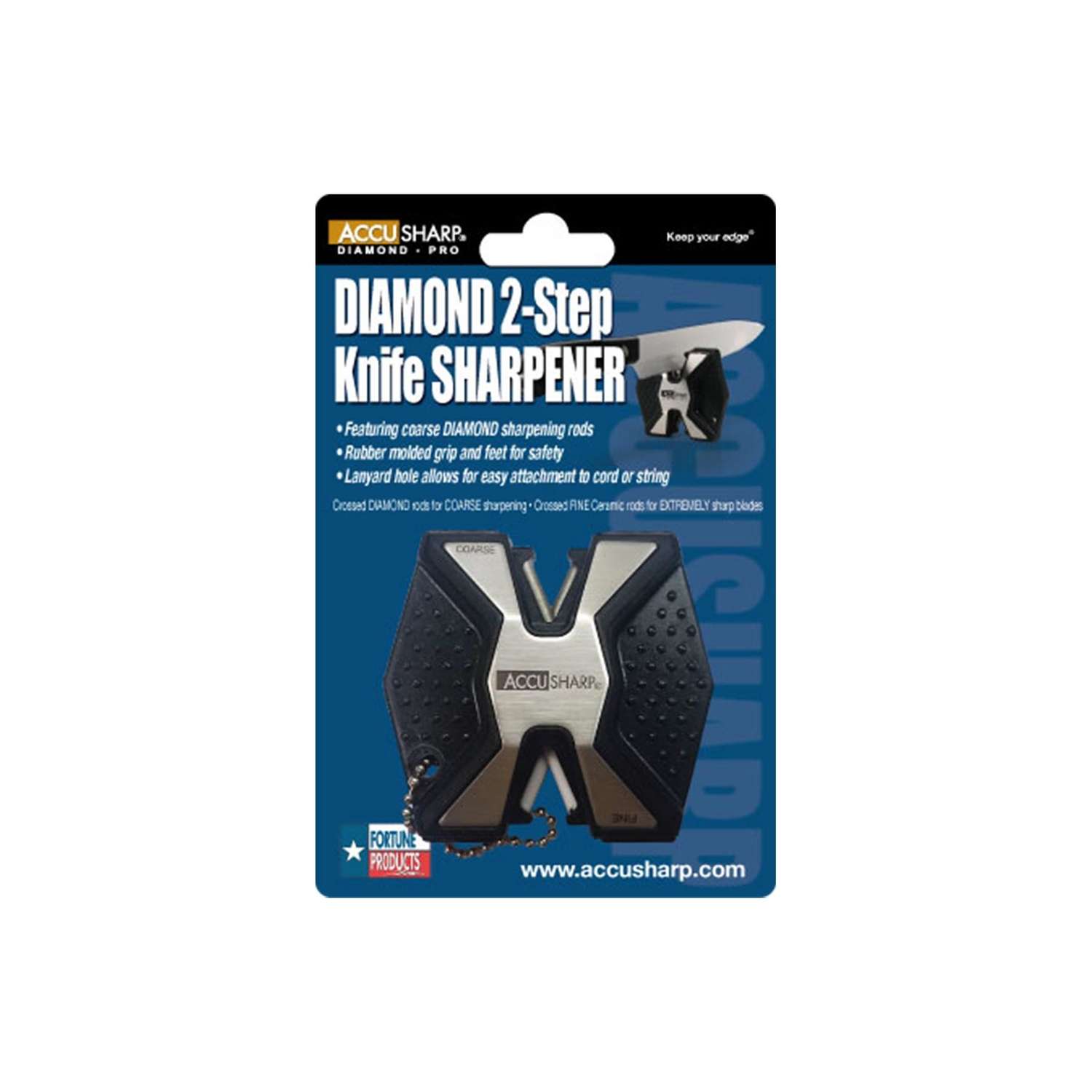 Accusharp 2Step Knife Sharpener/Sport Knife Combo