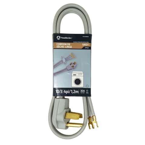 Ace 10/3 SRDT 6 ft. L Dryer Cord 3 Wire - Ace Hardware