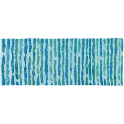 Simple Spaces 21 in. W X 54 in. L Multi-Color Aurora Polyester Accent Rug