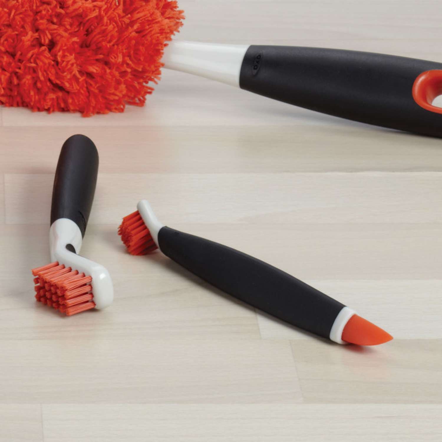 OXO Good Grips 2.5 in. W Medium Bristle Plastic Handle Scrub Brush