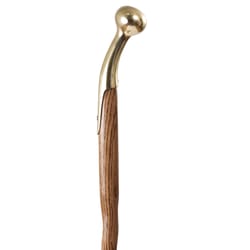 Brazos Walking Sticks 37 in. Twisted Oak Crook Neck Walking Cane