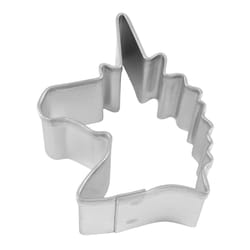 R&M International Corp International Corp 2 in. L Mini Unicorn Head Cookie Cutter Silver 1 pc