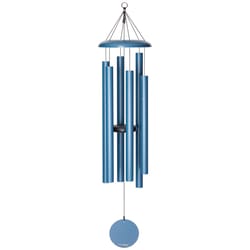 Corinthian Bells Blue Aluminum 50 in. Wind Chime