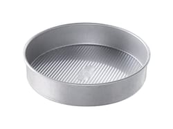 USA Pan 9 in. W X 9 in. L Round Cake Pan Silver 1 pc