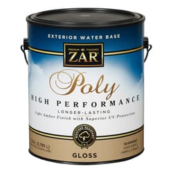 ZAR Gloss Light Amber Water-Based Polyurethane 1 gal