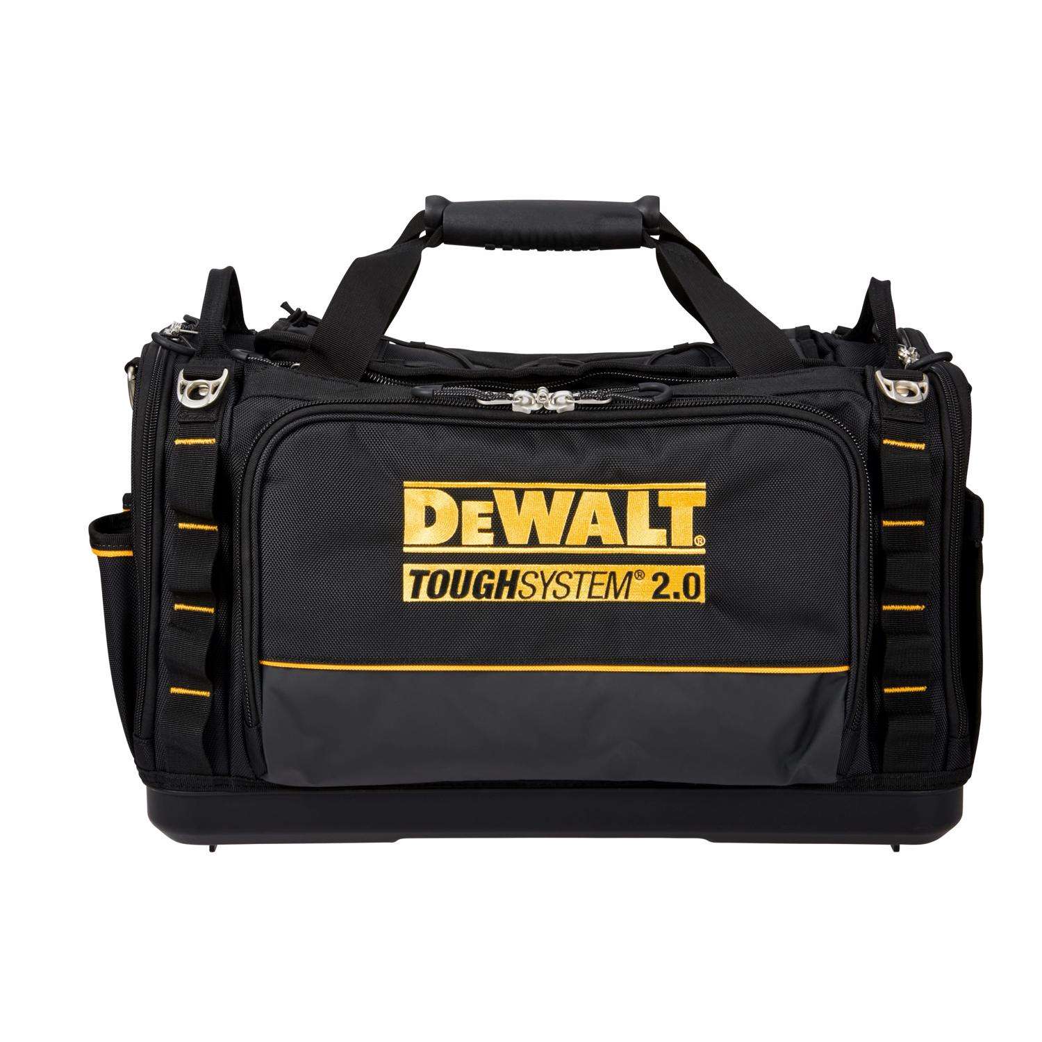 DeWalt ToughSystem 2.0 15 in. W X 13.13 H Ballistic Nylon Tool Bag 50 pocket Black/Yellow 1 -