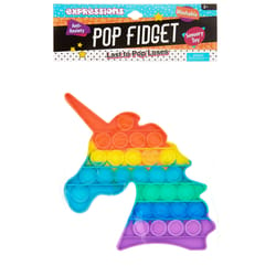 Expressions Rainbow/Tie Dye Pop Fidget Unicorn