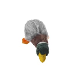 Multipet Migrators Multicolored Plush Mallard Dog Toy Medium 1 pk