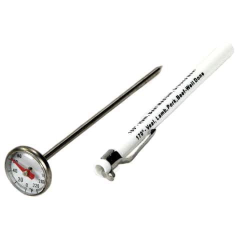 Master Cook Pocket Meat Thermometer Instant Read, Mini, Black