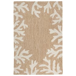 Liora Manne Capri 1.67 ft. W X 2.5 ft. L Natural Contemporary Polyester Accent Rug