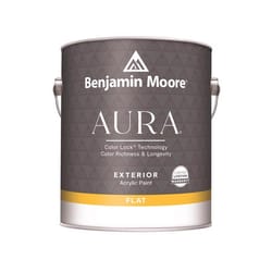 Benjamin Moore Aura Exterior Flat Base 3 Paint Exterior 1 gal