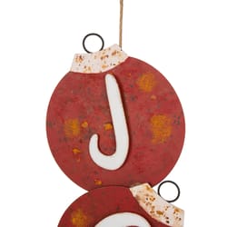 Glitzhome Ornament Joy 35.28 in. Yard Decor