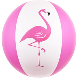 Coconut Float Pink/White Vinyl Inflatable Flamingo Jumbo Beach Ball