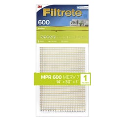 Filtrete 14 in. W X 30 in. H X 1 in. D Fiberglass 7 MERV Pleated Air Filter 1 pk