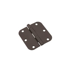 National Hardware 3-1/2 in. L Black Door Hinge 1 pk