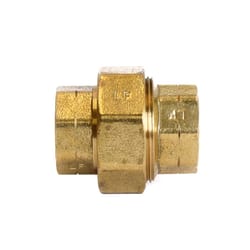 ATC 3/4 in. FPT 3/4 in. D FPT Yellow Brass Union