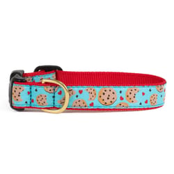 Up Country Blue Cookies Nylon Dog Collar Medium