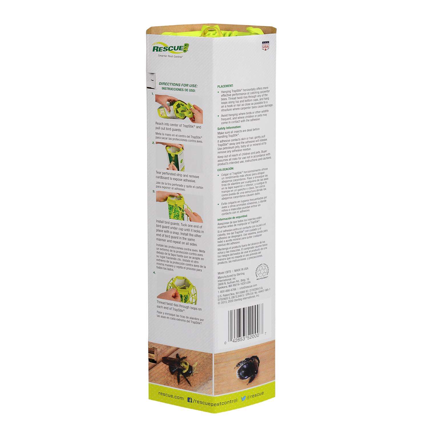 RESCUE TrapStik Insect Trap 1 pk RESCUE TrapStik Insect Trap 1 pk