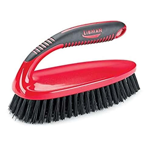 Libman 10 in. W Hard Bristle 48 in. Steel Handle Floor Scrub Brush - Ace  Hardware