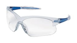 Safety Works Deuce Anti-Fog Safety Glasses Clear Lens Blue Frame 1 pc