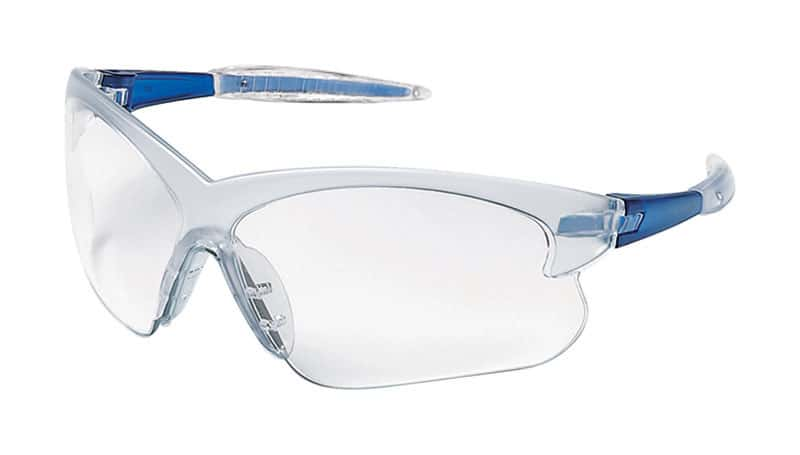 Safety Works Deuce Anti-fog Safety Glasses Clear Lens Blue Frame 1 Pc 