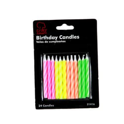 Chef Craft Multicolor Unscented Scent Birthday Candles