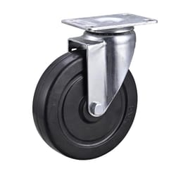 Projex 5 in. D Swivel Rubber Caster 200 lb 1 pk