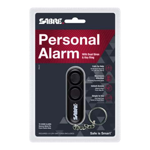 Sabre Black Plastic Personal Security Alarm Sabre Black Plastic Personal Security Alarm