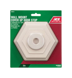 Ace 5 in. L Rubber Almond Wall Door Stop Mounts to wall