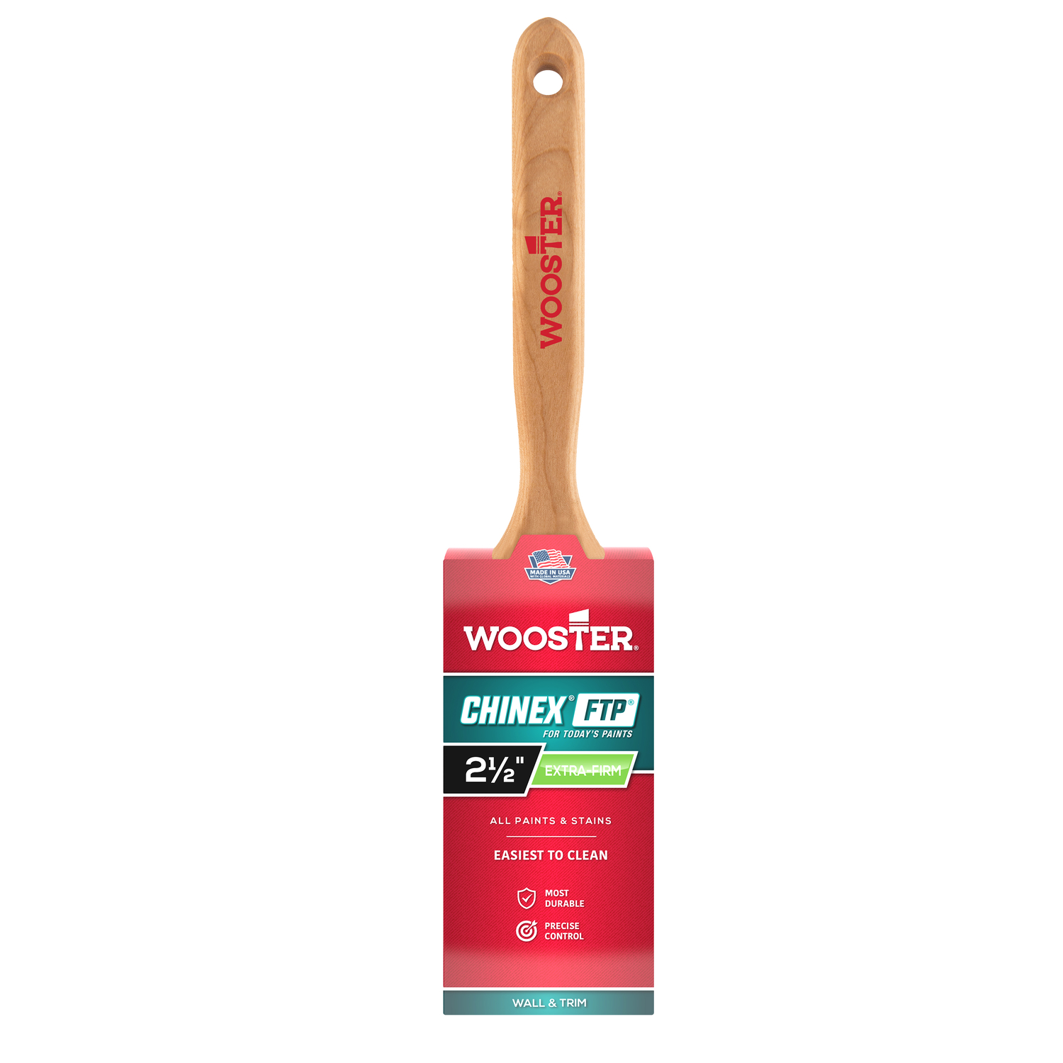 Photos - Putty Knife / Painting Tool Wooster Chinex FTP 2-1/2 in. Flat Paint Brush 4412-2 1/2