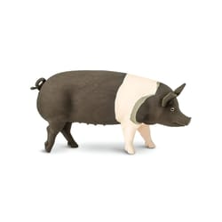 Safari Ltd. Safari Farm Hampshire Pig Toy Black/White