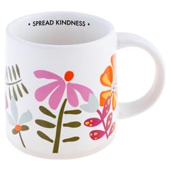 Karma White Stoneware Spread Kindness Mug 1 pk