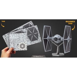 Metal Earth Premium Series Tie Fighter - Star Wars 3D Model Kit 135 pc