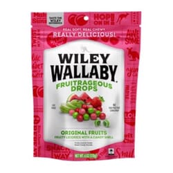 Wiley Wallaby Original Fruits Licorice 6 oz