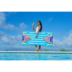 PoolCandy Blue PVC Inflatable Pool Float