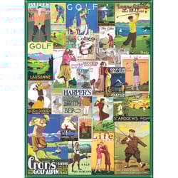 Eurographics Golf Around the World Jigsaw Puzzles Multicolored 1000 pc