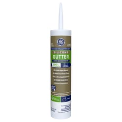 GE Advanced Clear Silicone 2 Gutter and Flashing Caulk Sealant 10.1 oz