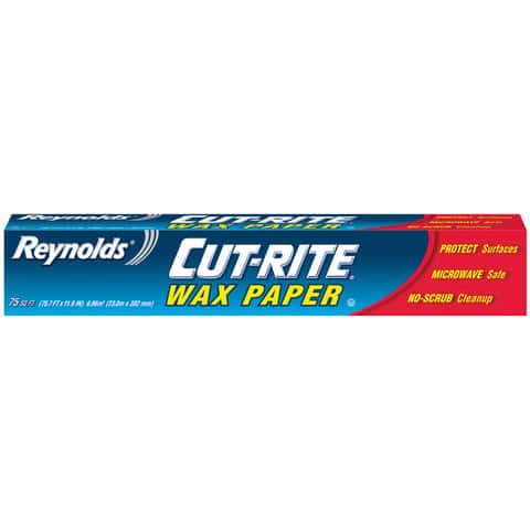 2-Pack) Reynolds G30330 CUT-RITE WAX PAPER Microwave Safe No-Scrub