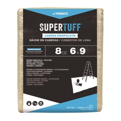 Trimaco SuperTuff 6 ft. W X 9 ft. L 8 oz Canvas Drop Cloth 1 pk